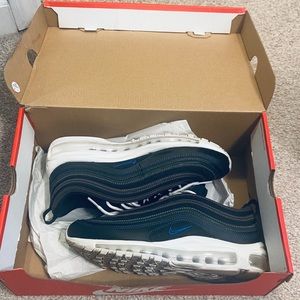 Nike AIR MAX 97 black “Rainbow Stitcthing", size 8, great condition.